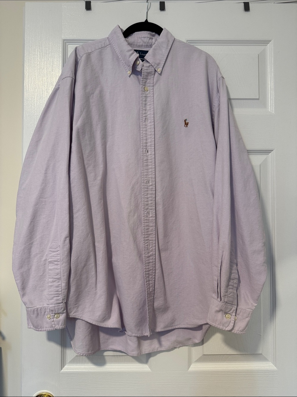 Ralph Lauren Light Lavender Button-Down Oxford Shirt